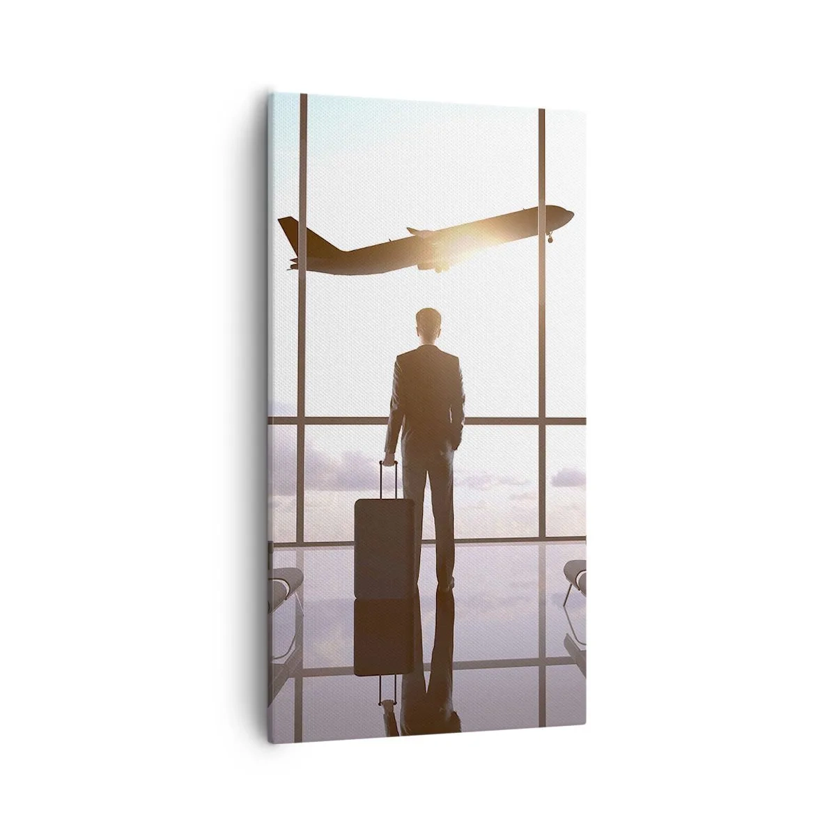 Cuadro sobre lienzo - Impresión de Imagen - Tienes tiempo, tranquilo - 55x100 cm