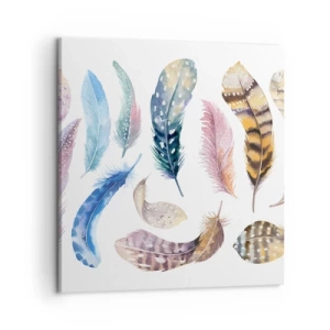 Cuadro sobre lienzo - Impresión de Imagen - Ligero, colorido y multicolor - 60x60 cm