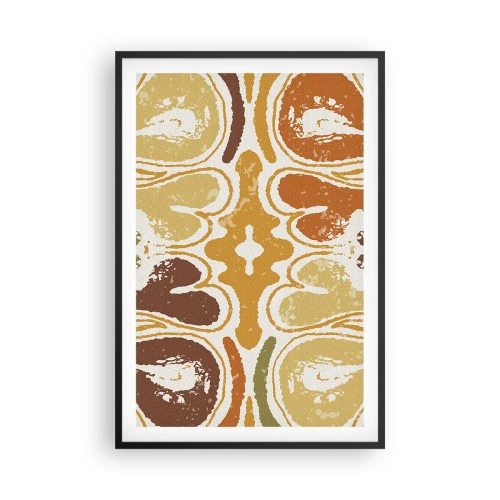 Póster en marco negro - Abstracción sentimental - 61x91 cm