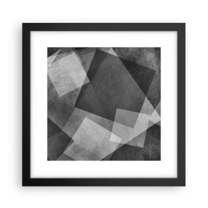 Póster en marco negro - Un símbolo eterno de permanencia y orden - 30x30 cm