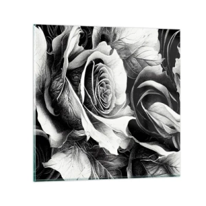 Cuadro sobre vidrio - Impresiones sobre Vidrio - Siempre como una reina - 70x70 cm