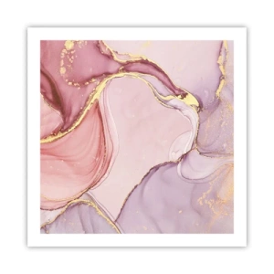 Póster - Caricia de colores - 60x60 cm