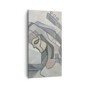 Cuadro sobre lienzo - Impresión de Imagen - En el poder de la música - 55x100 cm