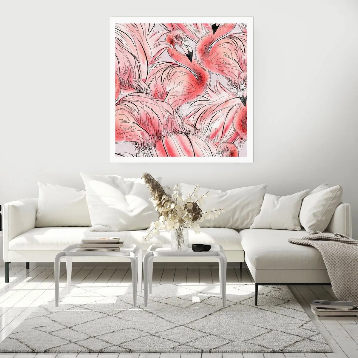 Póster - Ballet de aves - 60x60 cm