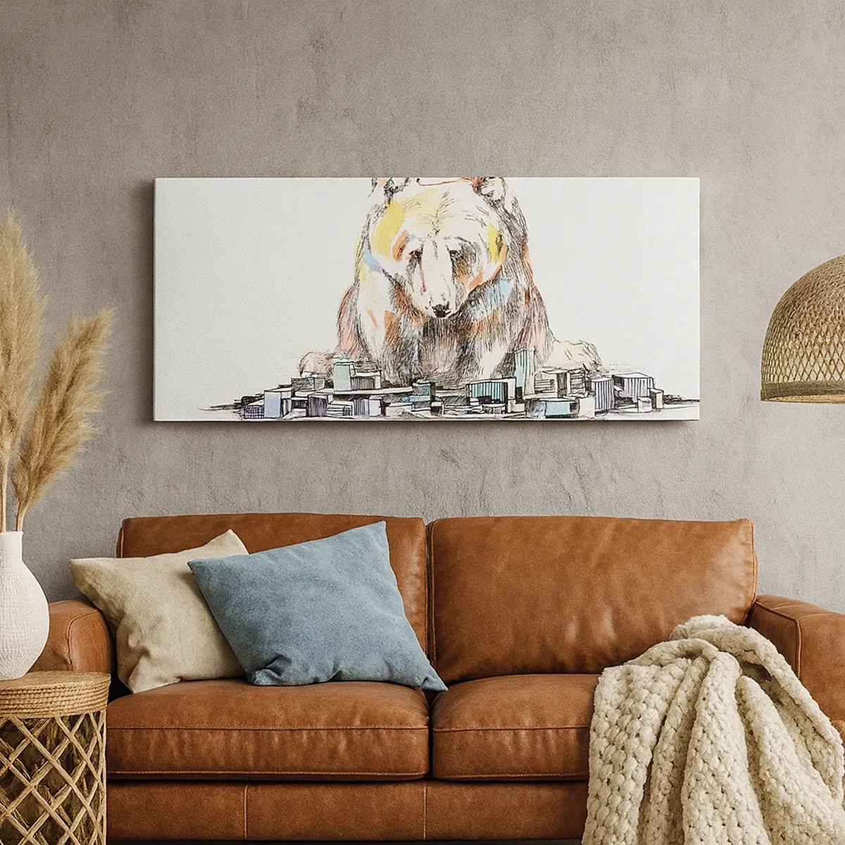 Cuadro sobre lienzo - Impresión de Imagen - ¿Cómo podéis vivir así? - 30x30 cm