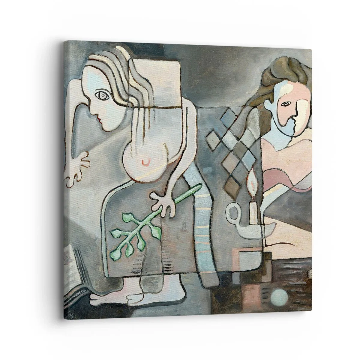 Cuadro sobre lienzo - Impresión de Imagen - Un mosaico de espíritu y materia - 30x30 cm