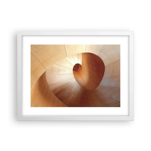 Póster en marco blanco - Serpentina arquitectónica - 40x30 cm