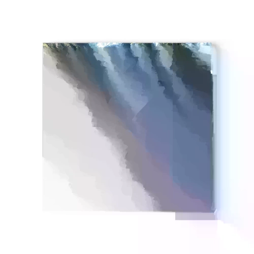 Reloj de pared - Reloj de vidrio - Radiante por la mañana - 30x30 cm