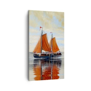 Cuadro sobre lienzo - Impresión de Imagen - Navega, marinero.... - 45x80 cm