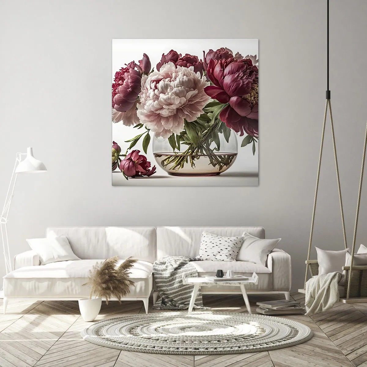 Cuadro sobre lienzo - Impresión de Imagen - En plena floración de la belleza - 30x30 cm