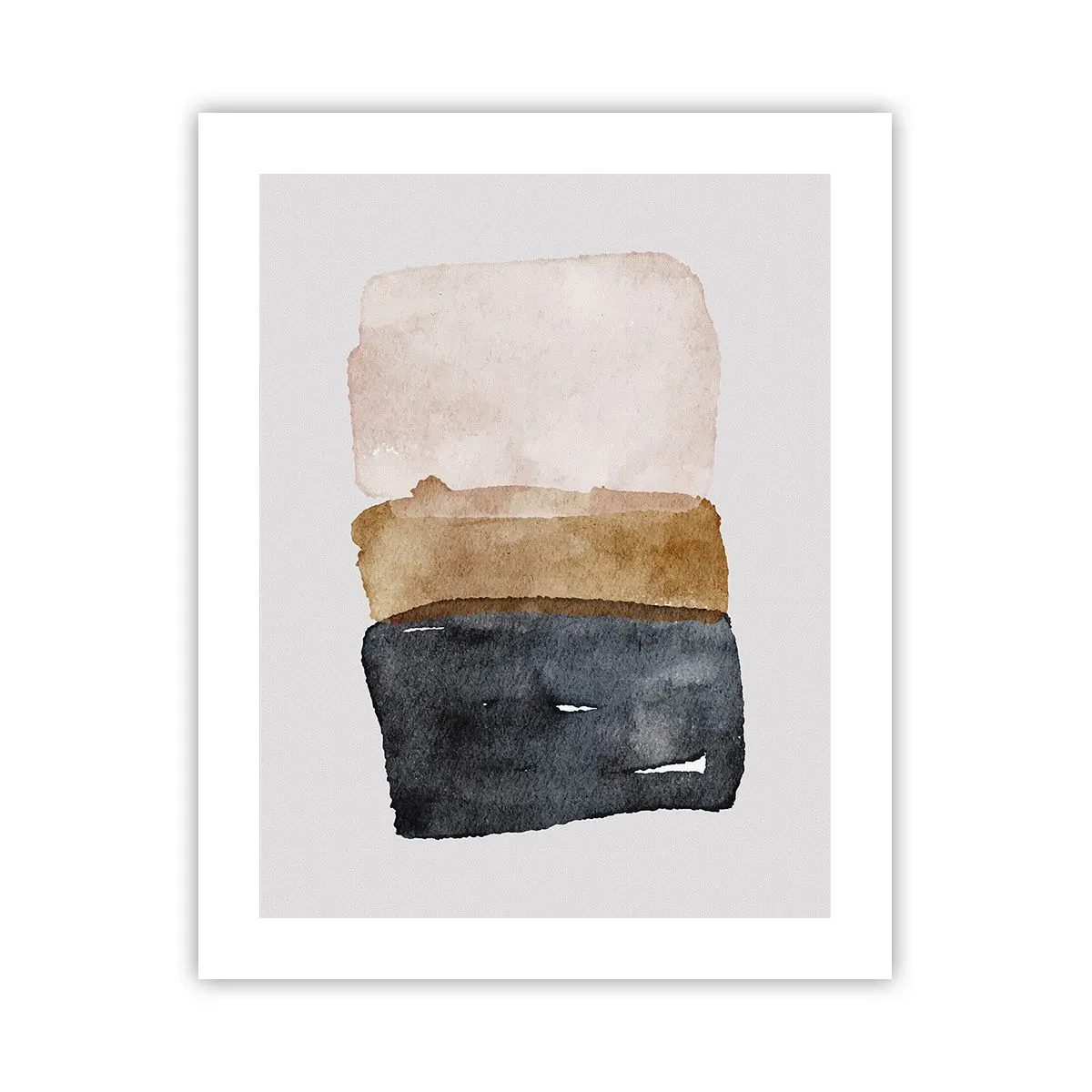 Póster - Una composición de colores tierra - 40x50 cm