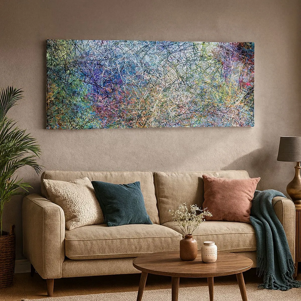 Cuadro sobre lienzo - Impresión de Imagen - No es tan fácil - 100x40 cm