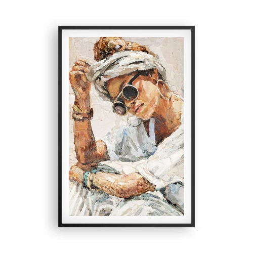 Póster en marco negro - Retrato a pleno sol - 61x91 cm