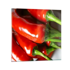 Cuadro sobre vidrio - Impresiones sobre Vidrio - Jugoso, brillante, suave - 50x50 cm