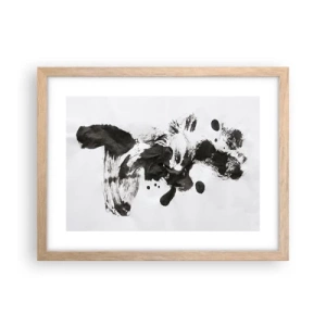 Póster en marco roble claro - ¿Un método en la locura? - 40x30 cm