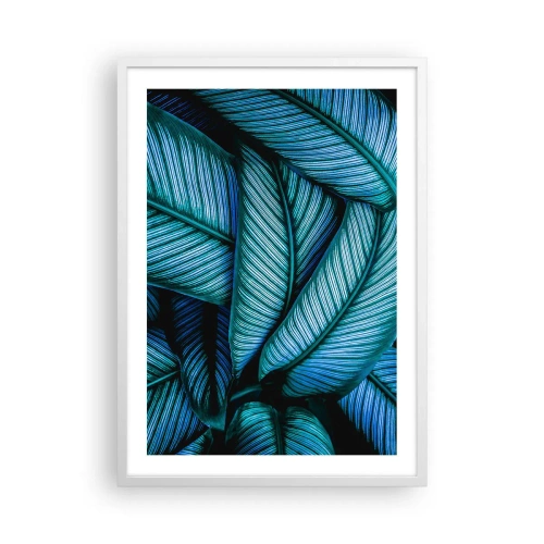 Póster en marco blanco - Líneas de vida - 50x70 cm