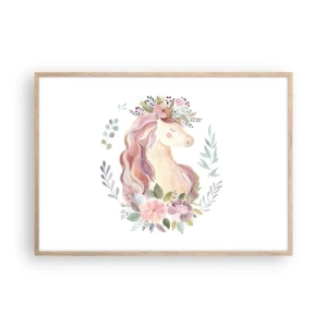 Póster en marco roble claro - Una invitación al mundo de los cuentos de hadas - 100x70 cm