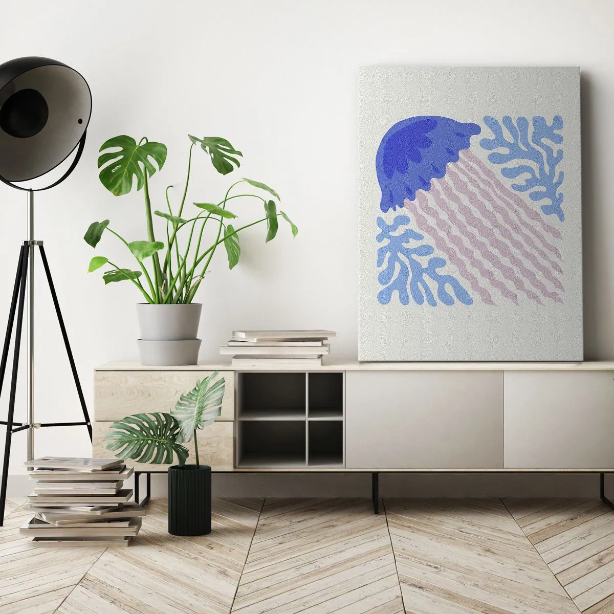 Cuadro sobre lienzo - Impresión de Imagen - Como de otro mundo - 65x120 cm