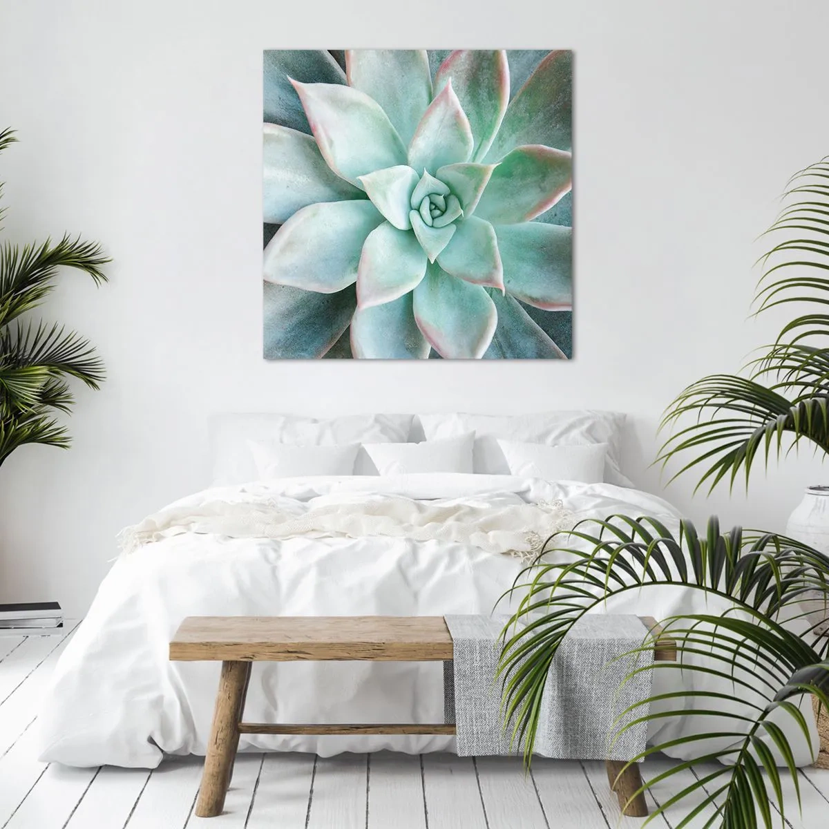 Cuadro sobre lienzo - Impresión de Imagen - El corazón del desierto - 50x50 cm