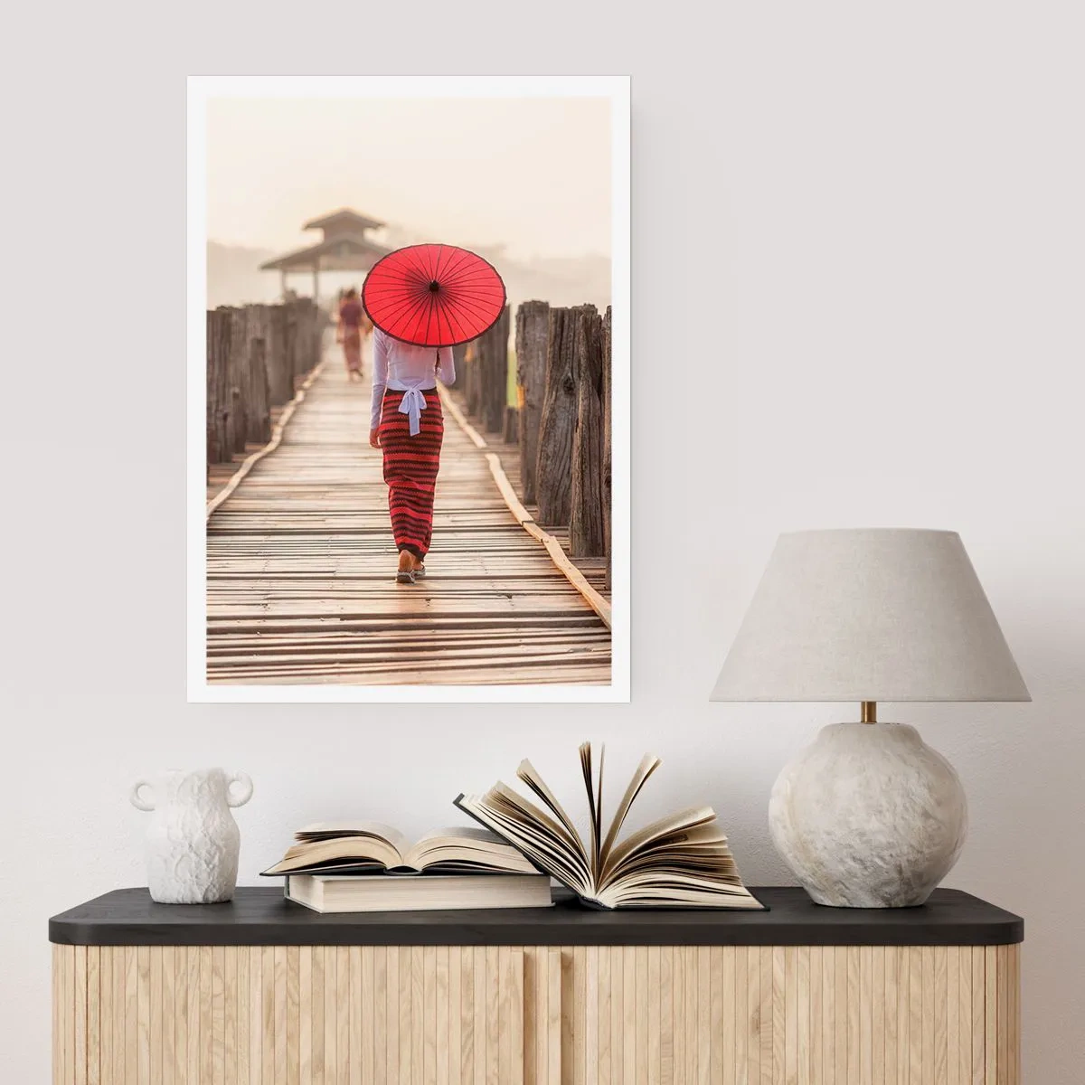 Póster - En un viejo puente - 70x100 cm