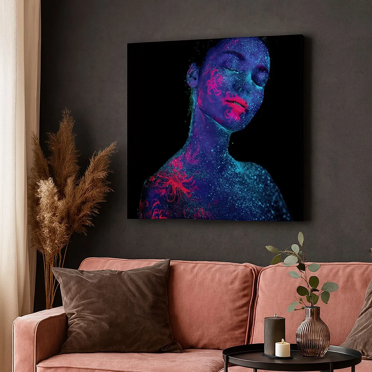 Cuadro sobre lienzo - Impresión de Imagen - En polvo de estrellas - 30x30 cm