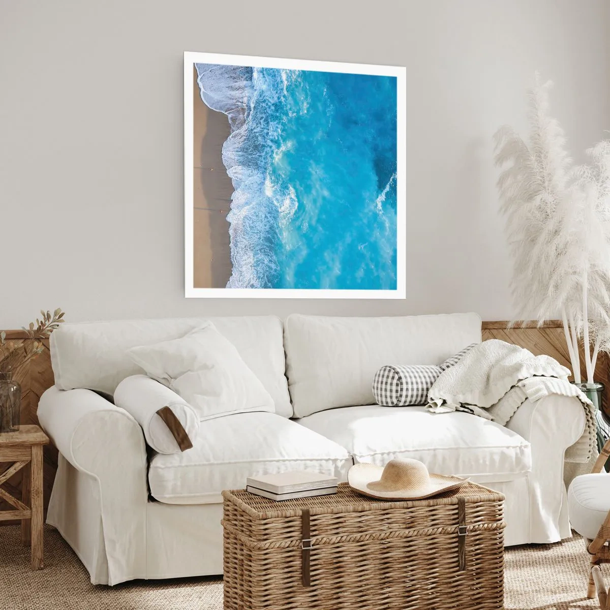 Póster - El poder del azul - 30x30 cm