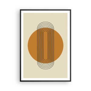 Póster en marco negro - El plan perfecto - 70x100 cm