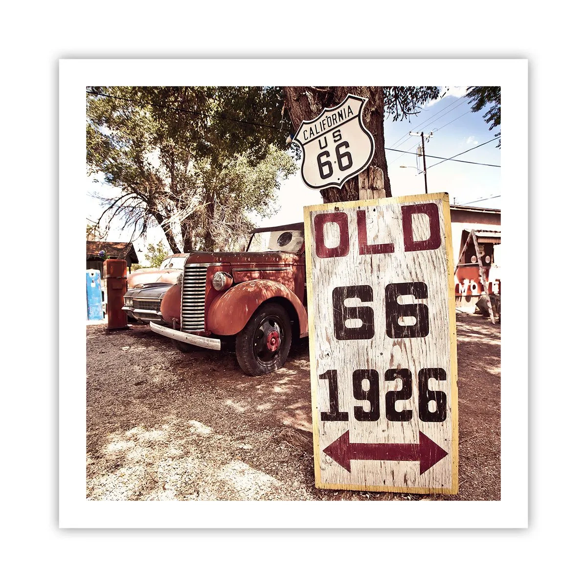 Póster - Una leyenda de la América profunda - 60x60 cm