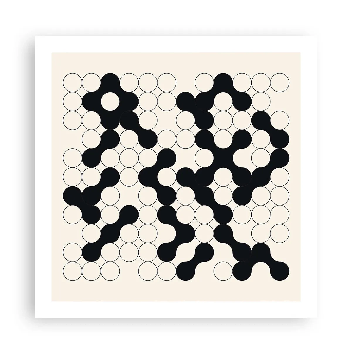 Póster - Juego chino - una variación - 60x60 cm