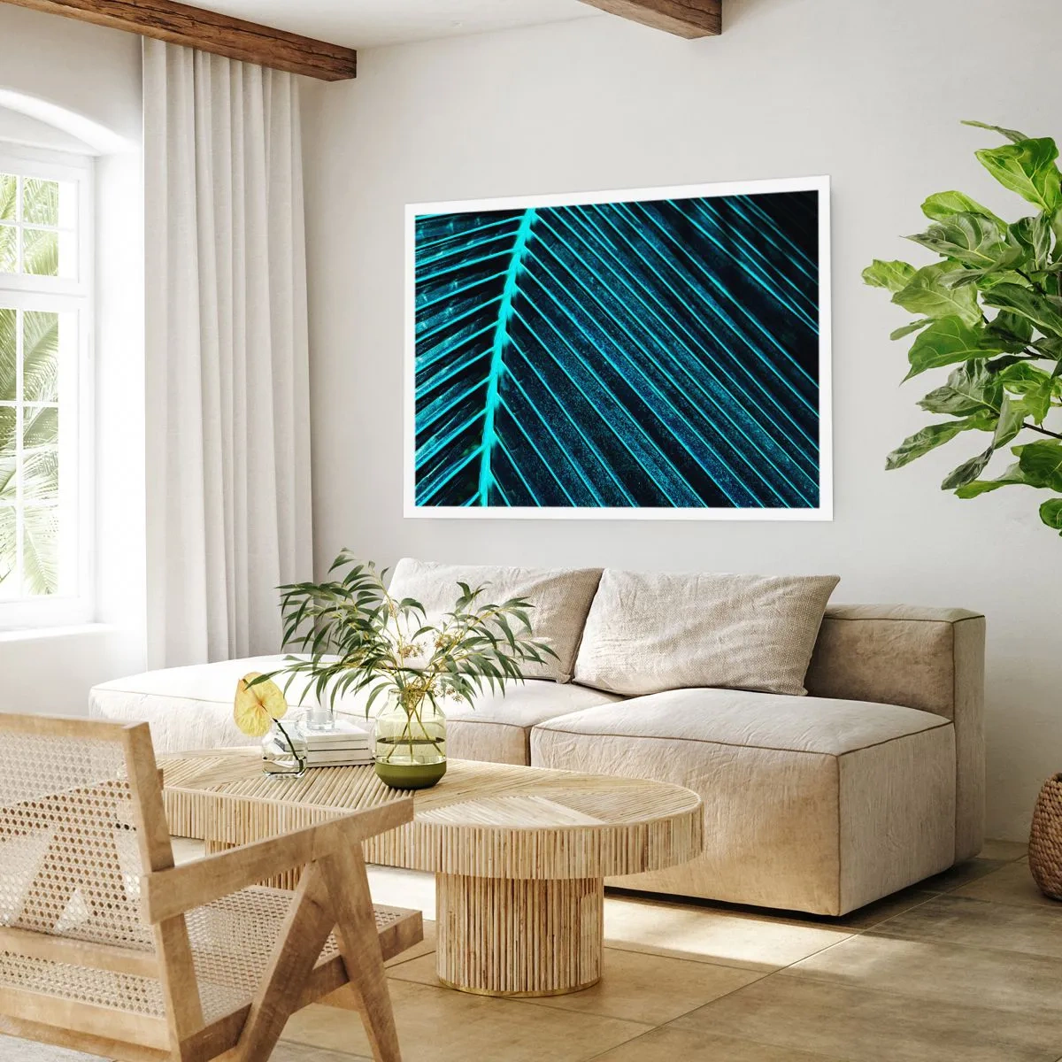 Póster - La textura del verde - 91x61 cm