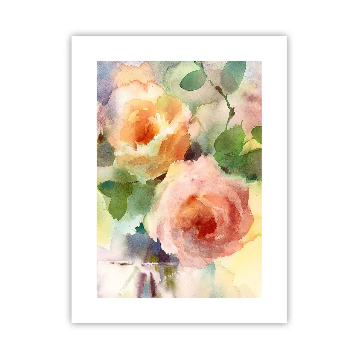 Póster - Delicado como una acuarela - 30x40 cm