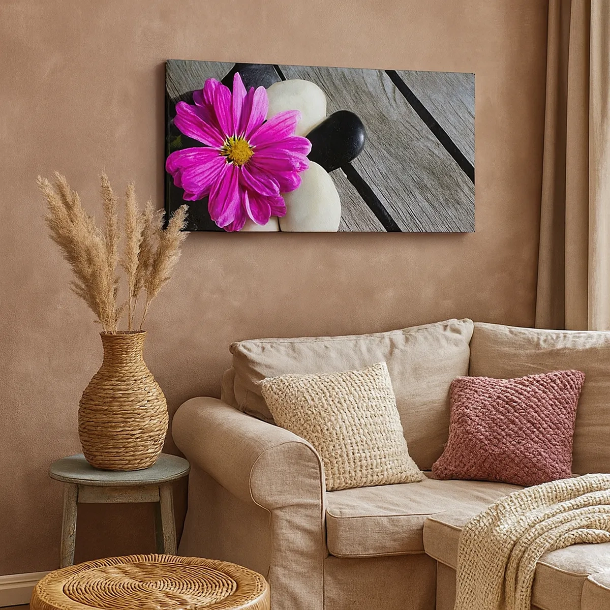 Cuadro sobre lienzo - Impresión de Imagen - Descansando en el muelle - 30x30 cm