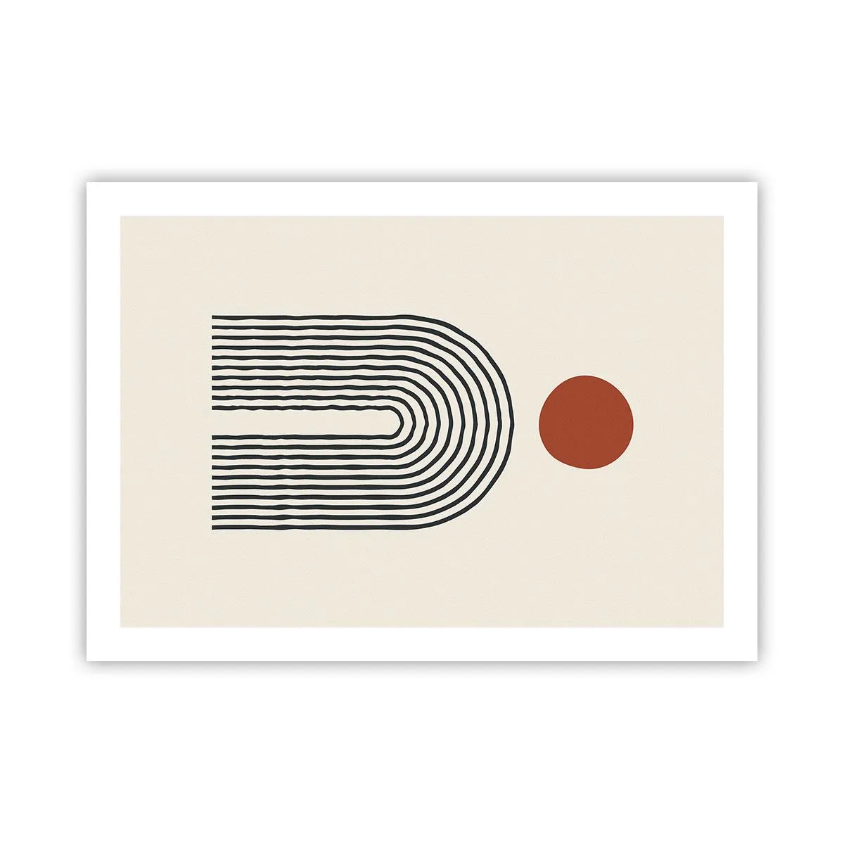 Póster - Magnetismo de formas y colores - 70x50 cm