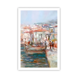 Póster - Vacaciones en colores pastel - 61x91 cm