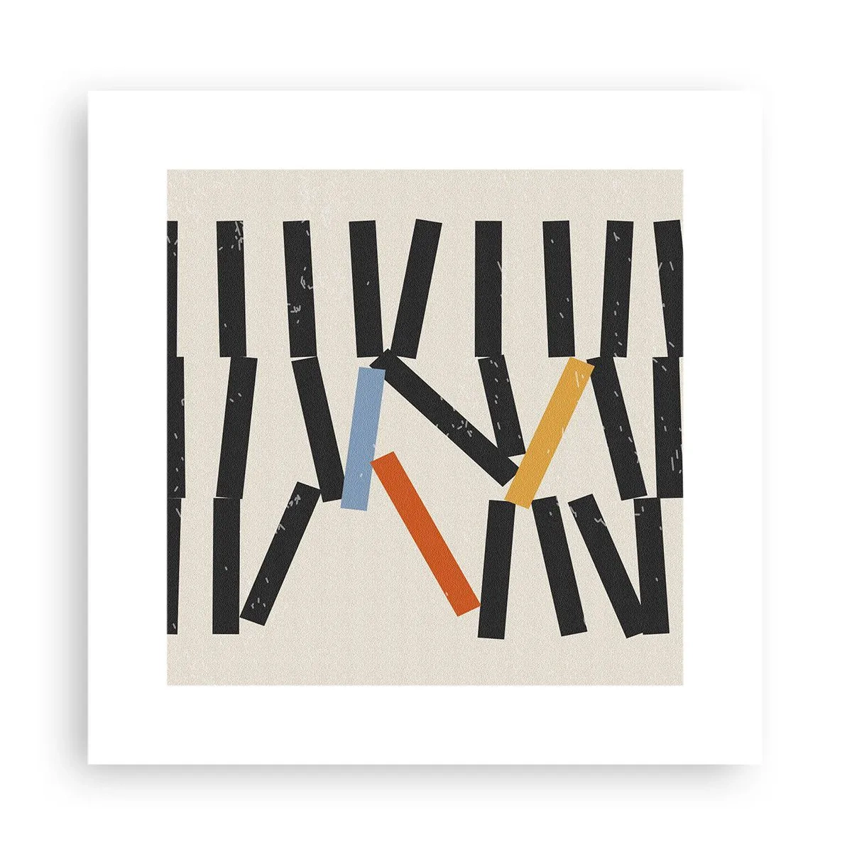 Póster - Dominó - composición - 30x30 cm