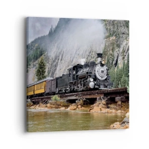 Cuadro sobre lienzo - Impresión de Imagen - ¿Adónde me llevas? - 40x40 cm