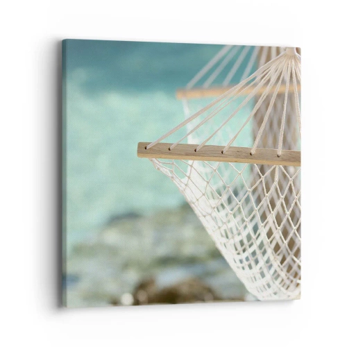 Cuadro sobre lienzo - Impresión de Imagen - Momento de relax - 40x40 cm