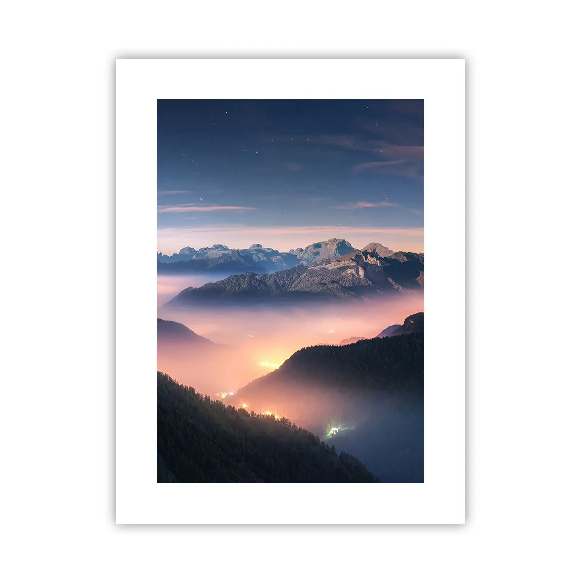 Póster - Luz en los valles - 30x40 cm