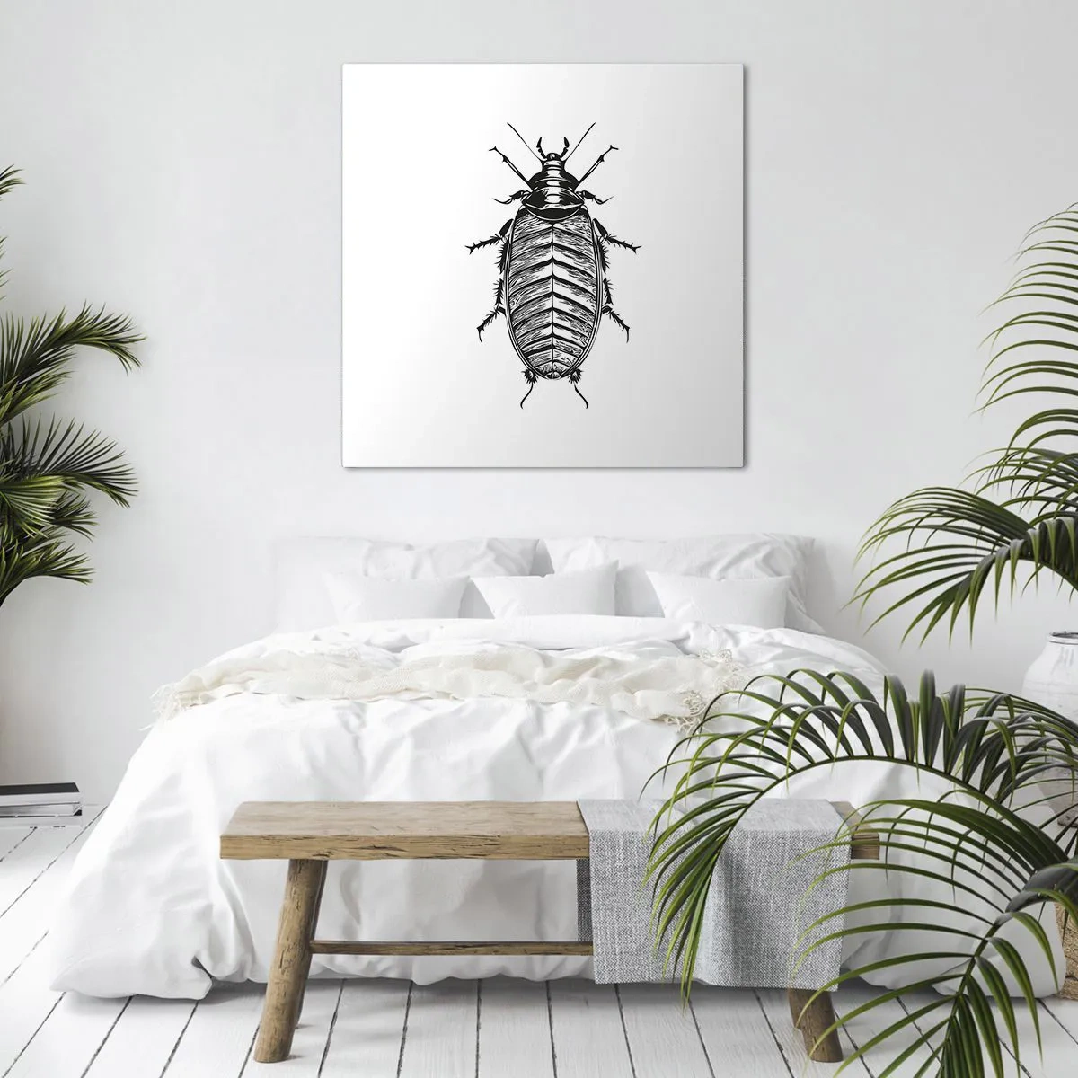 Cuadro sobre lienzo - Impresión de Imagen - ¡Qué espécimen! - 70x70 cm