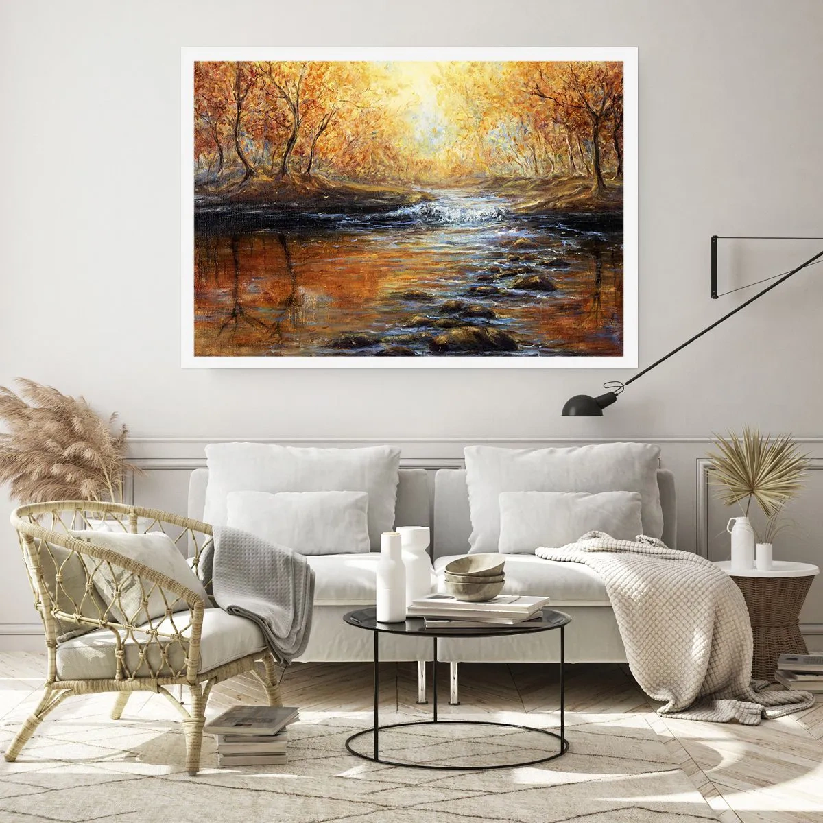 Póster - Arroyo de oro - 70x50 cm