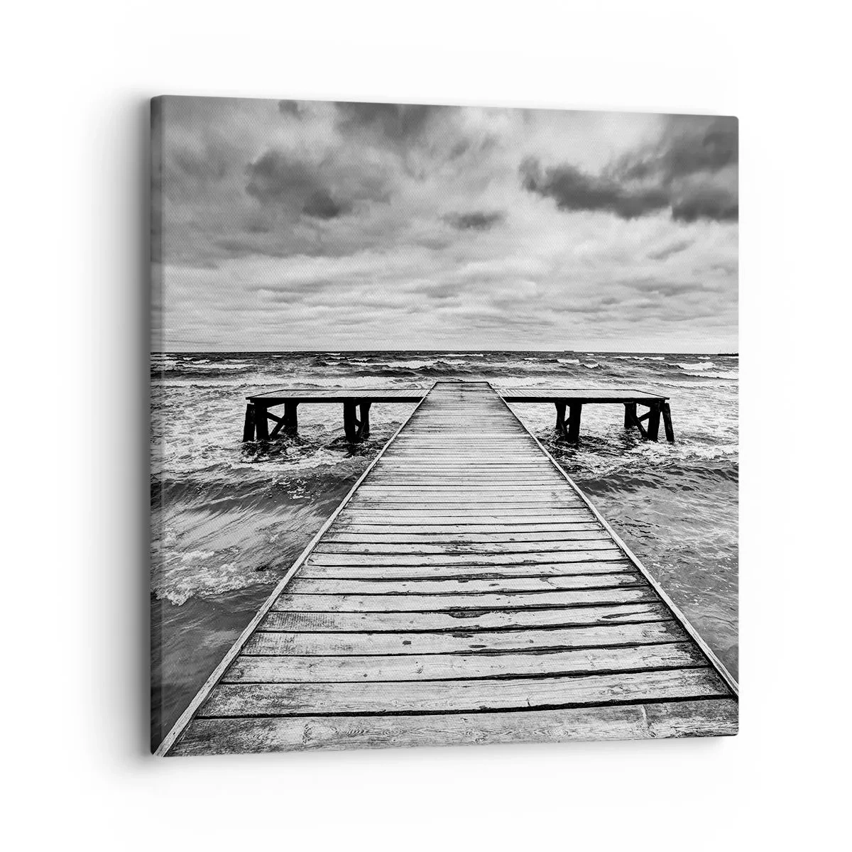 Cuadro sobre lienzo - Impresión de Imagen - Estoy esperando que sople el viento... - 30x30 cm