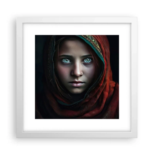 Póster en marco blanco - Princesa del Este - 30x30 cm