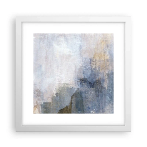 Póster en marco blanco - Tonos de color - 30x30 cm