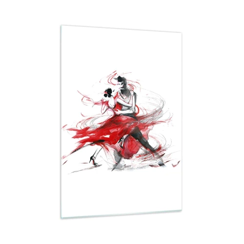Cuadro sobre vidrio - Impresiones sobre Vidrio - El tango: el ritmo de la pasión - 50x70 cm