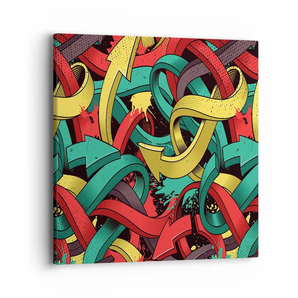 Cuadro sobre lienzo - Impresión de Imagen - ¿Qué camino tomar? - 40x40 cm