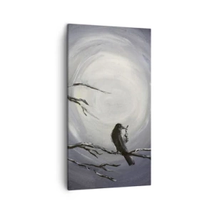 Cuadro sobre lienzo - Impresión de Imagen - La clave del misterio de la noche - 45x80 cm