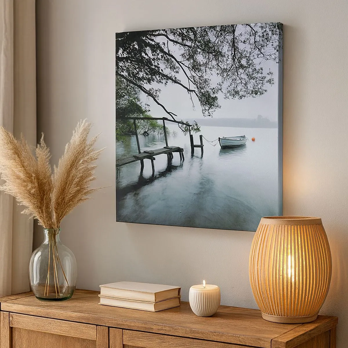 Cuadro sobre lienzo - Impresión de Imagen - Ya estás descansando - 30x30 cm