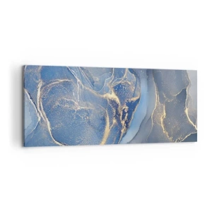 Cuadro sobre lienzo - Impresión de Imagen - Polvo de oro - 100x40 cm