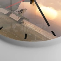 Esfera sin numeración, con rayas