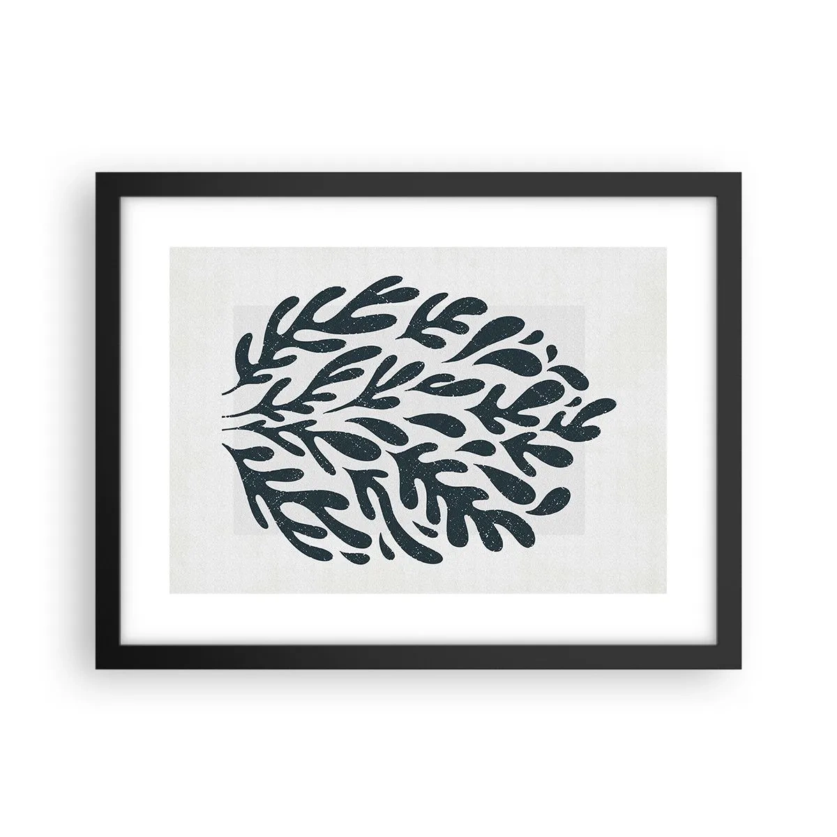 Póster en marco negro - Formas de la naturaleza - 40x30 cm